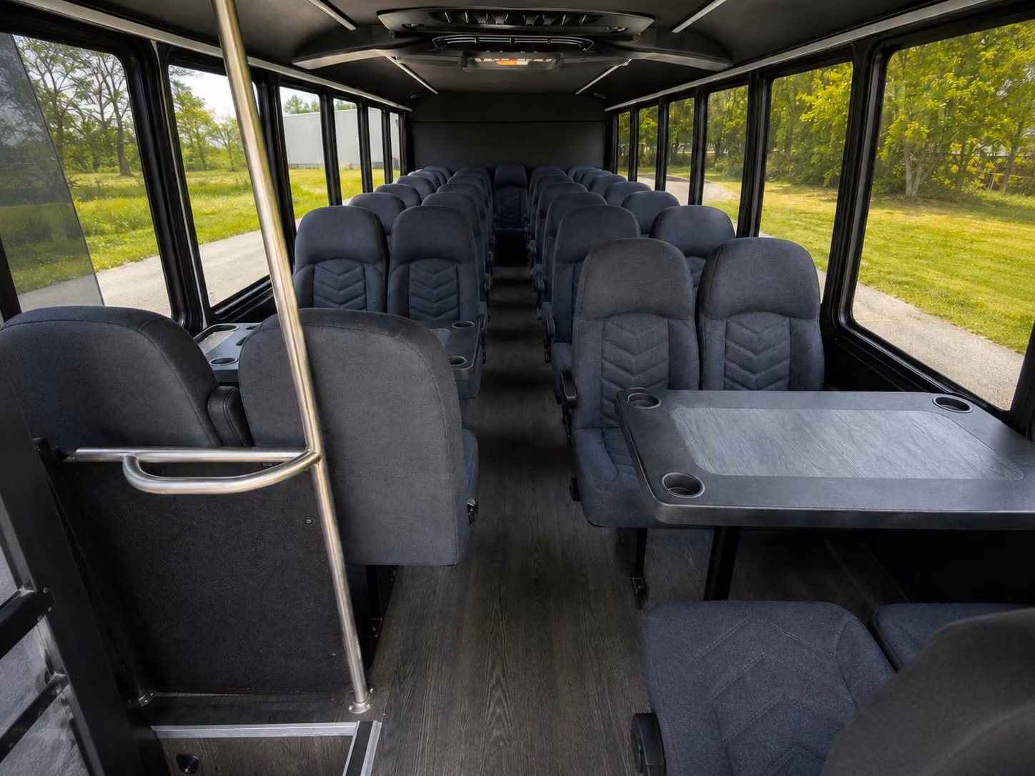 18 passenger minibus interior