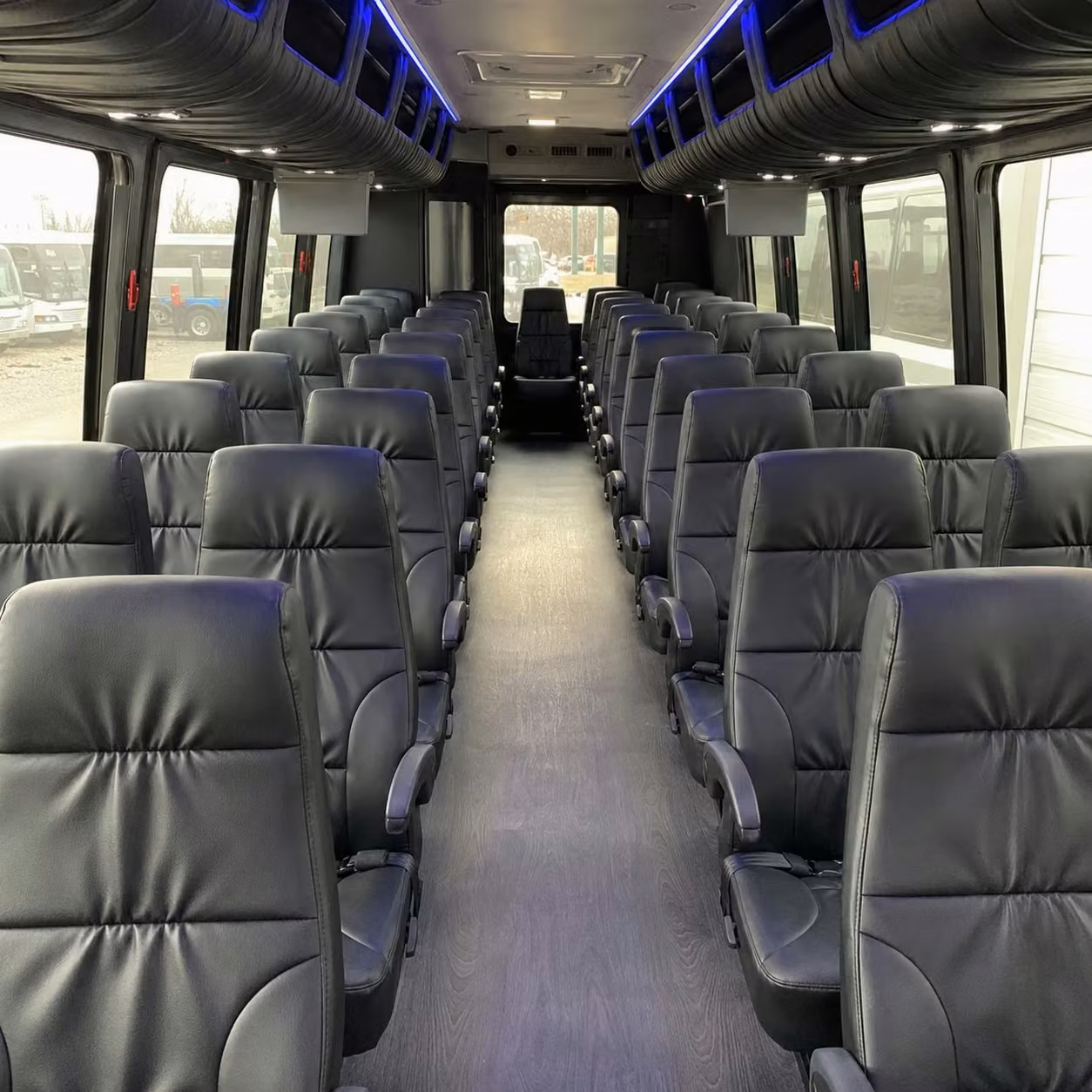 35 passenger minibus inside