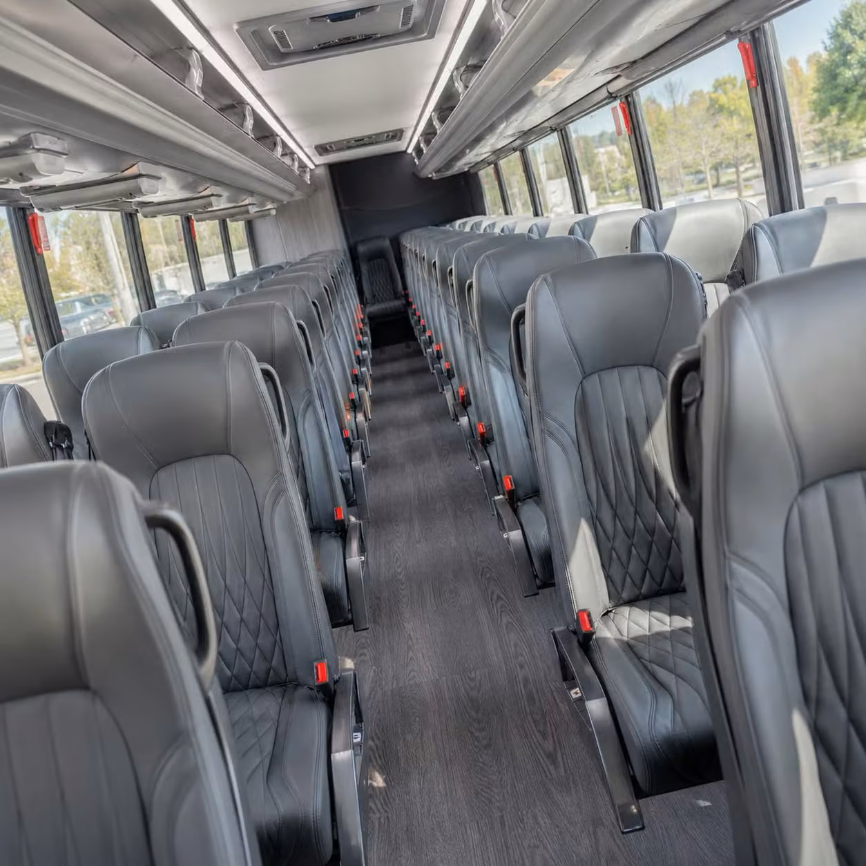 35 passenger minibus interior