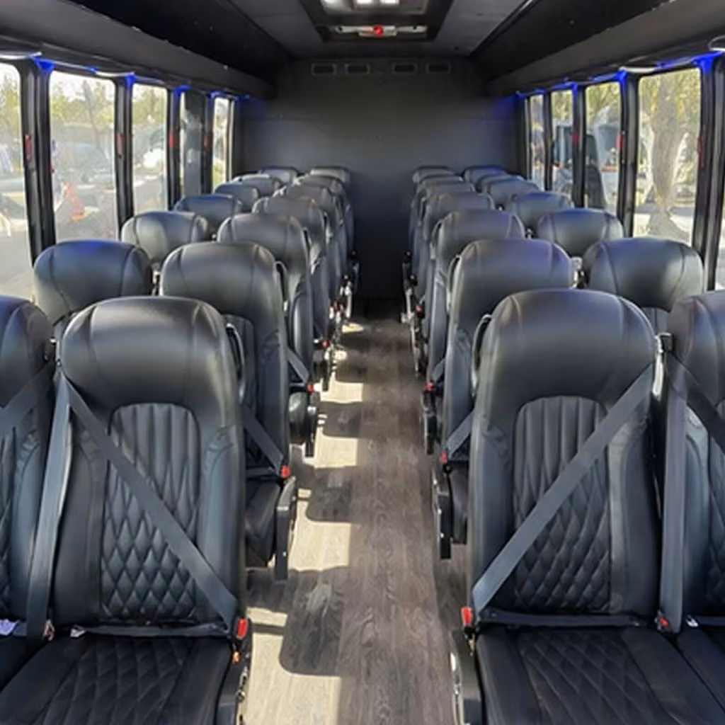 minibus rentals for dc bridal party transportation and pre wedding events